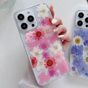 🌺🌸 Floral CELL PHONE CASE📱Pink Red & White for iPhone 14 PRO MAX New in Package!